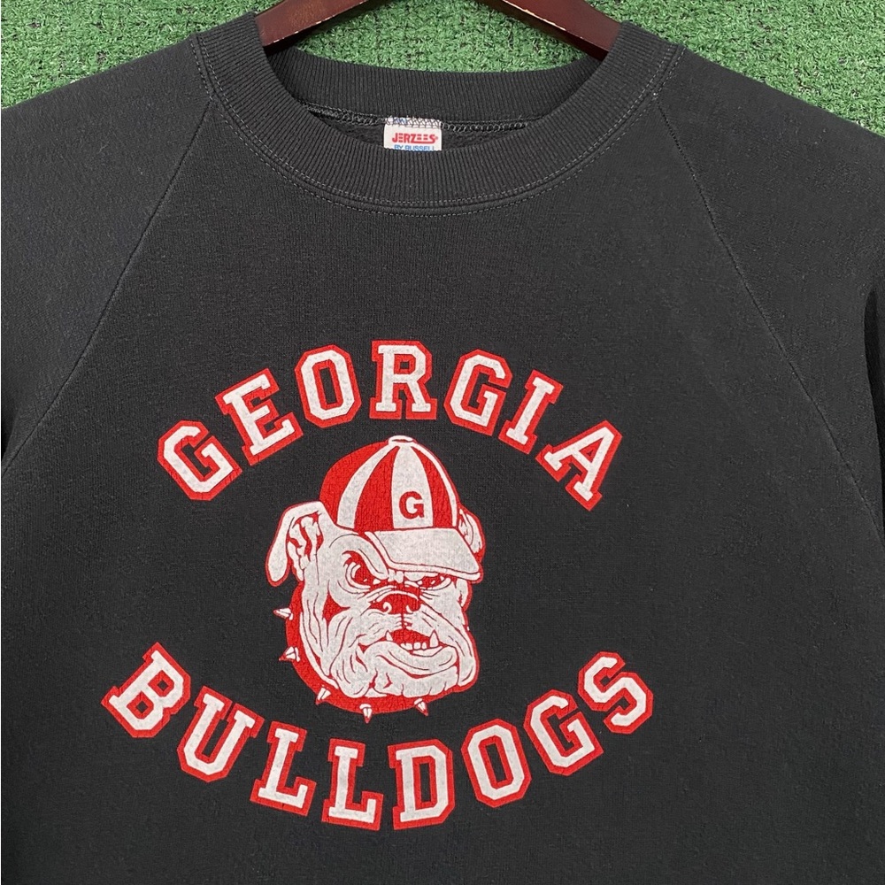 VTG 90’s University of Georgia Bulldogs Sweatshirt Women’s Size Medium USA Made - Picture 2 of 7